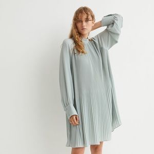 H&M pleated dress